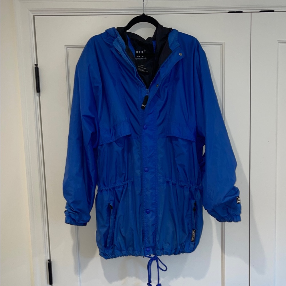 Helly Hansen Rain Jacket L Blue - image 1